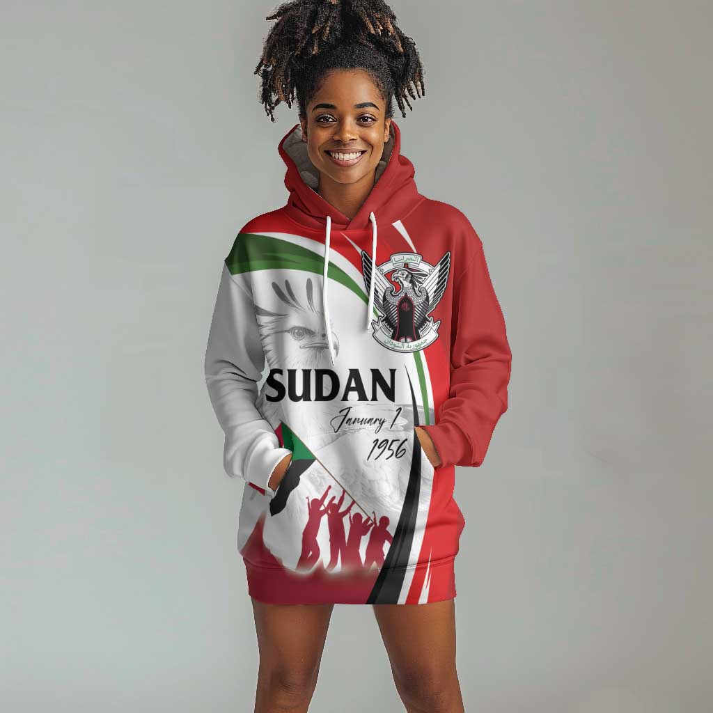 Happy Independence of Sudan Hoodie Dress Soldiers Fight for Homeland - Victory is ours LT03