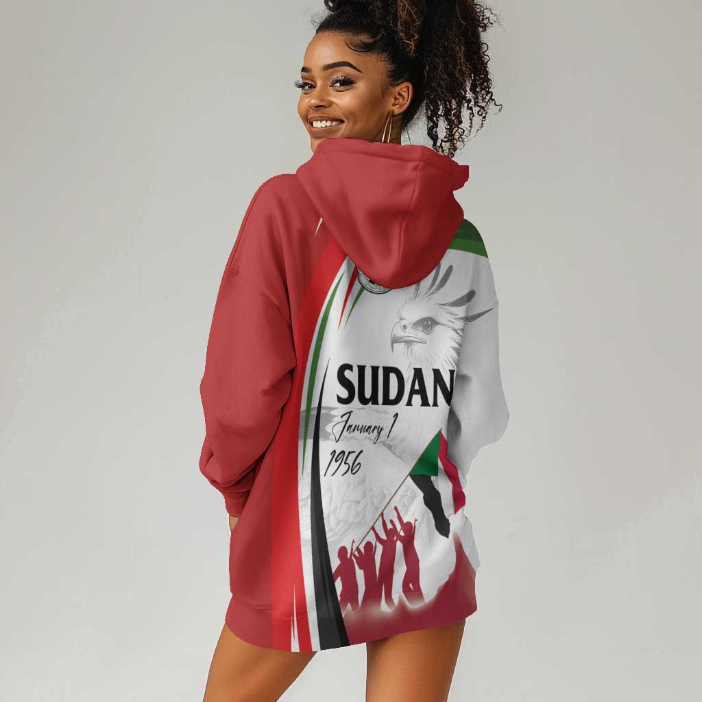 Happy Independence of Sudan Hoodie Dress Soldiers Fight for Homeland - Victory is ours LT03