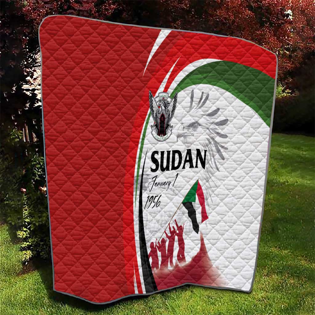Happy Independence of Sudan Quilt Soldiers Fight for Homeland - Victory is ours LT03