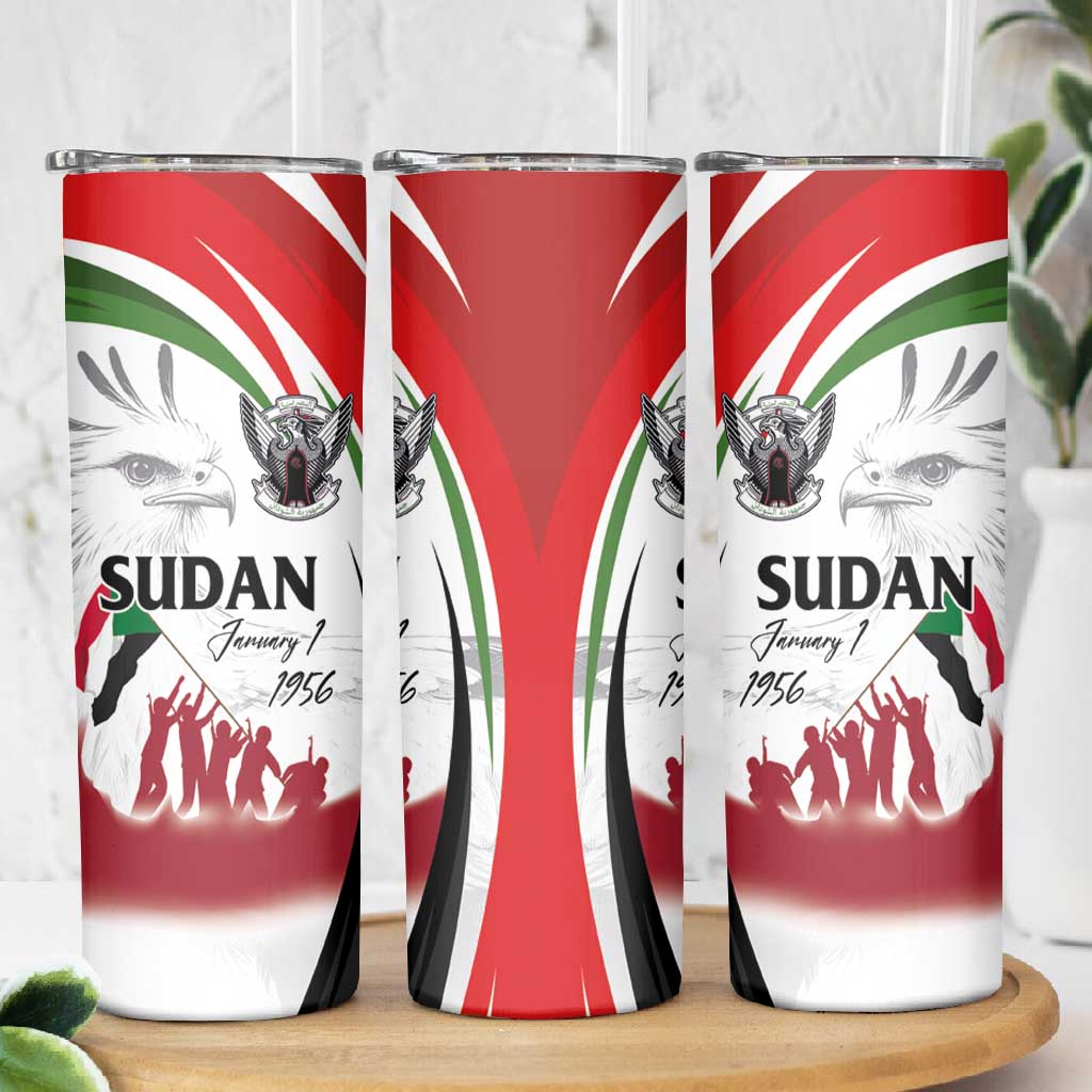 Happy Independence of Sudan Skinny Tumbler Soldiers Fight for Homeland - Victory is ours LT03