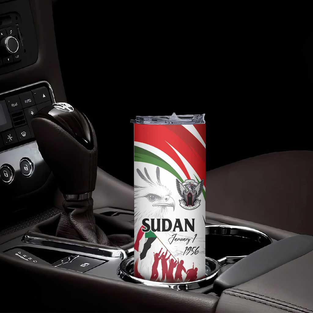 Happy Independence of Sudan Skinny Tumbler Soldiers Fight for Homeland - Victory is ours LT03