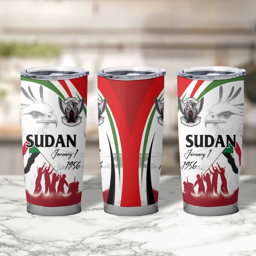 Happy Independence of Sudan Tumbler Cup Soldiers Fight for Homeland - Victory is ours LT03