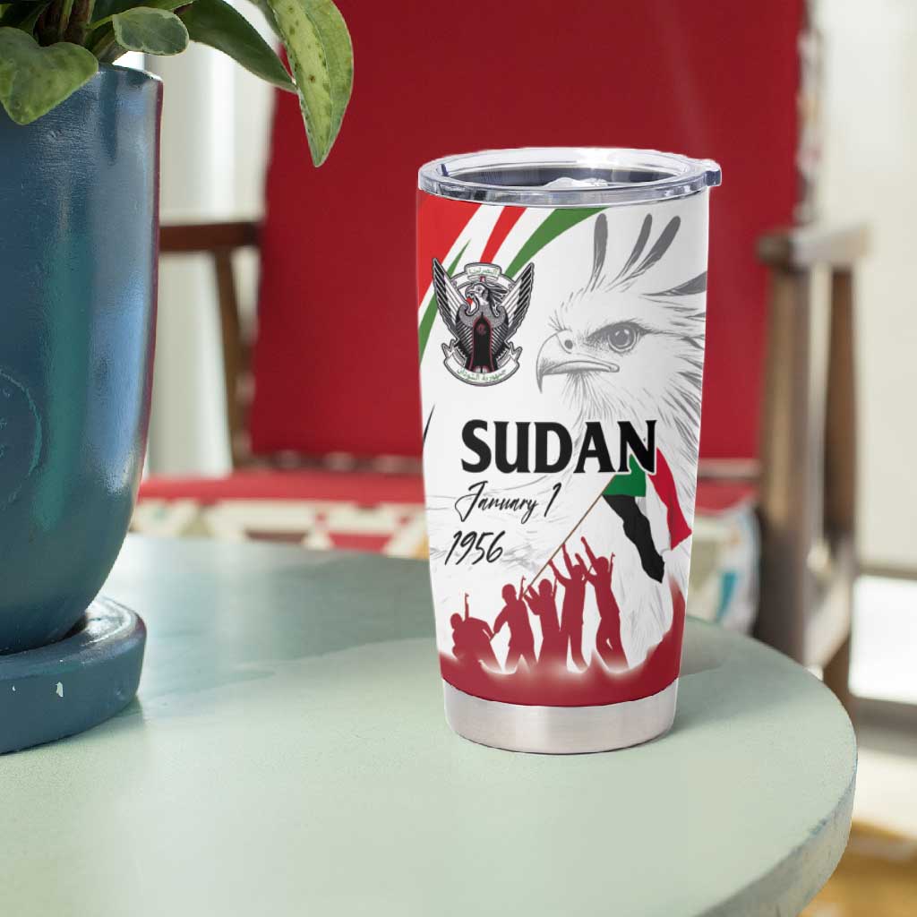 Happy Independence of Sudan Tumbler Cup Soldiers Fight for Homeland - Victory is ours LT03
