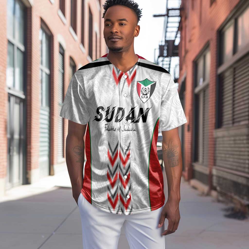 Custom Sudan Football Baseball Jersey Wings of Victory - Go Falcons of Jediane LT03