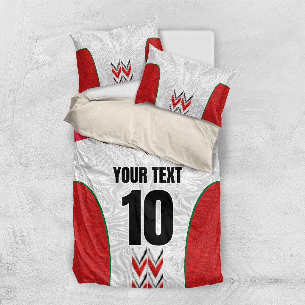 Custom Sudan Football Bedding Set Wings of Victory - Go Falcons of Jediane LT03