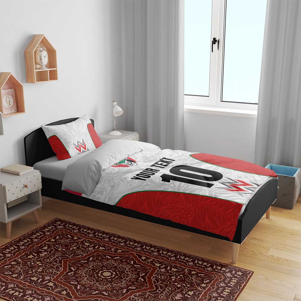 Custom Sudan Football Bedding Set Wings of Victory - Go Falcons of Jediane LT03