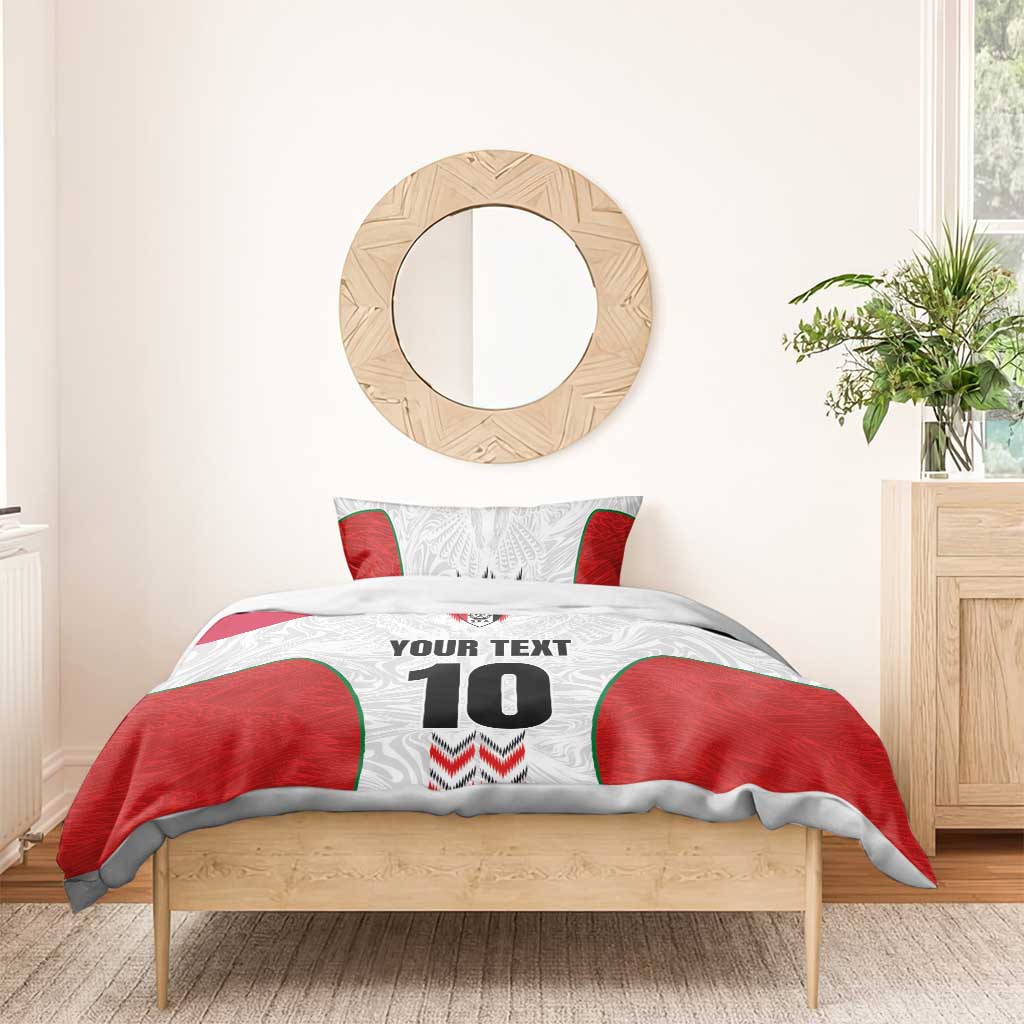 Custom Sudan Football Bedding Set Wings of Victory - Go Falcons of Jediane LT03