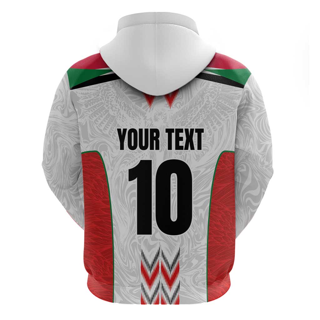 Custom Sudan Football Hoodie Falcons of Jediane - Wings of Victory LT03