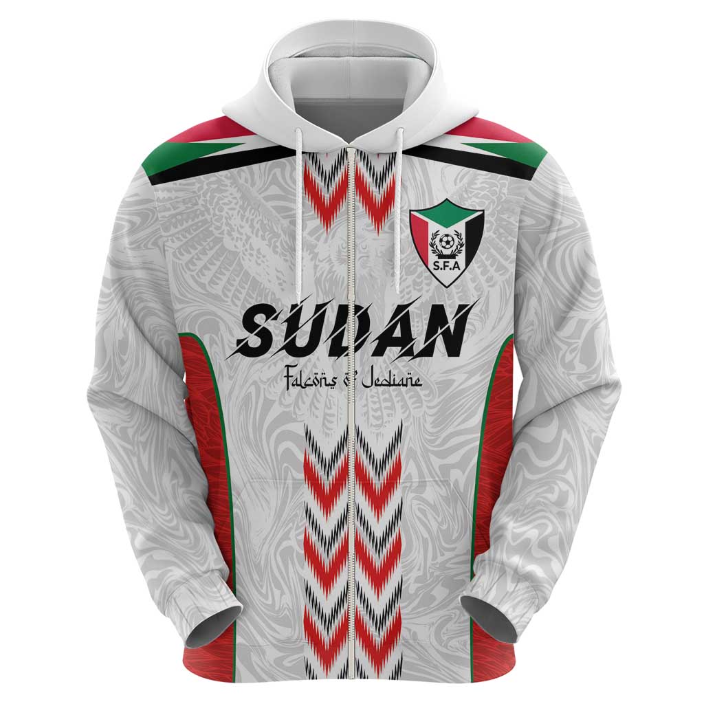 Custom Sudan Football Hoodie Falcons of Jediane - Wings of Victory LT03