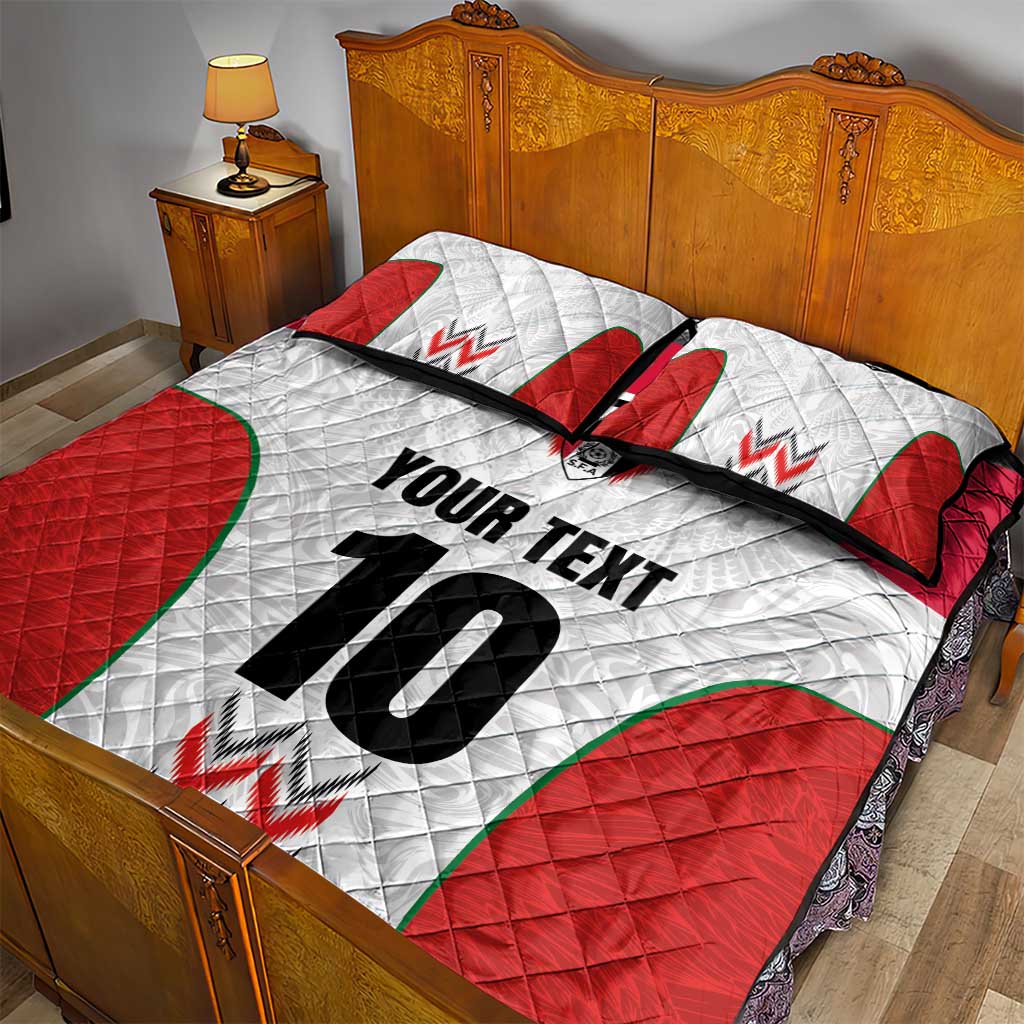 Custom Sudan Football Quilt Bed Set Wings of Victory - Go Falcons of Jediane LT03