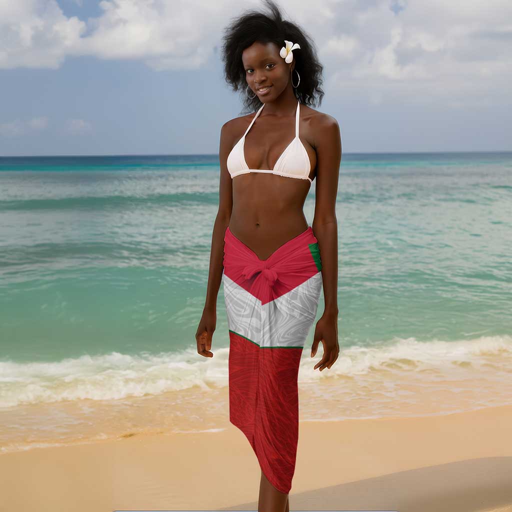 Custom Sudan Football Sarong Wings of Victory - Go Falcons of Jediane LT03