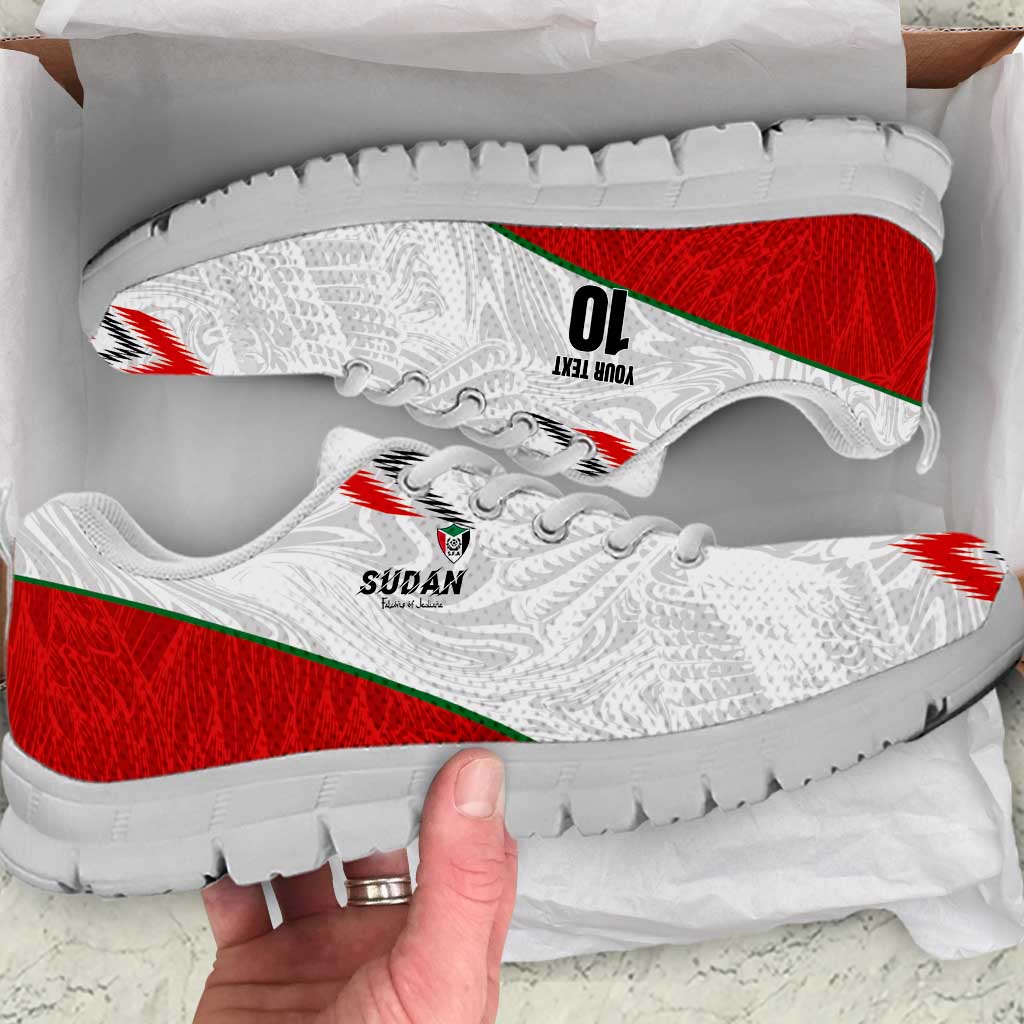 Custom Sudan Football Sneakers Falcons of Jediane - Wings of Victory LT03
