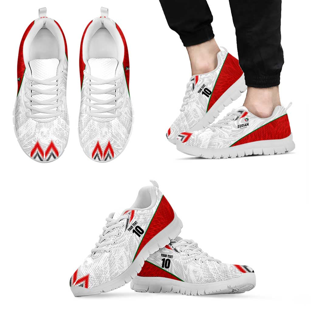 Custom Sudan Football Sneakers Falcons of Jediane - Wings of Victory LT03