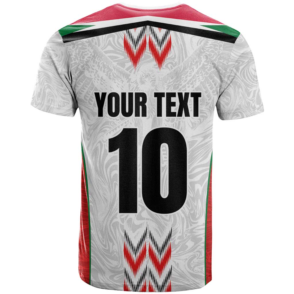 Custom Sudan Football T shirt Wings of Victory - Go Falcons of Jediane LT03
