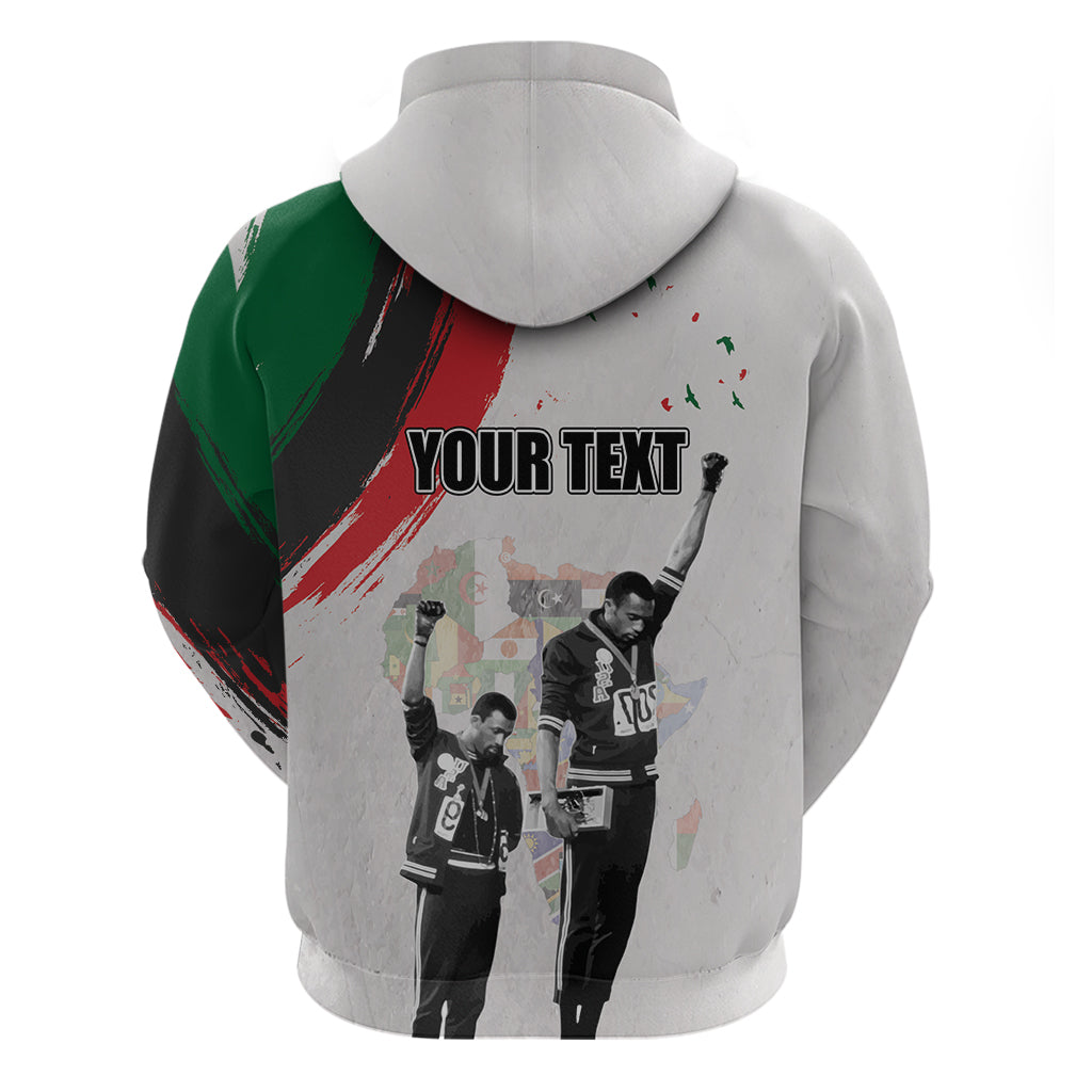 Personalized Juneteenth Freedom Day Hoodie 1968 Black Power Salute LT03