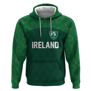 Custom Ireland Rugby Go Shamrocks Hoodie LT03