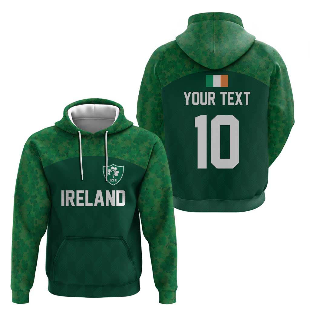 Custom Ireland Rugby Go Shamrocks Hoodie LT03