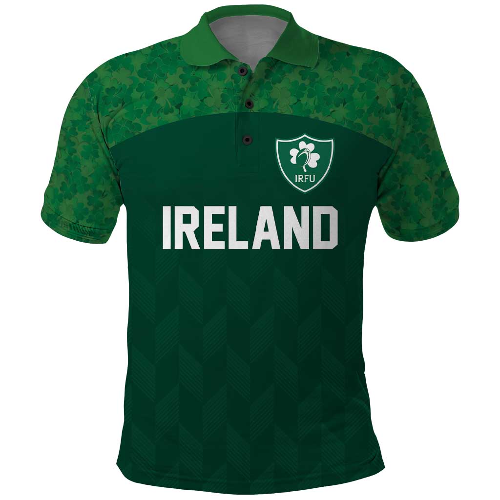Custom Ireland Rugby Go Shamrocks Polo Shirt LT03