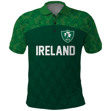 Custom Ireland Rugby Go Shamrocks Polo Shirt LT03