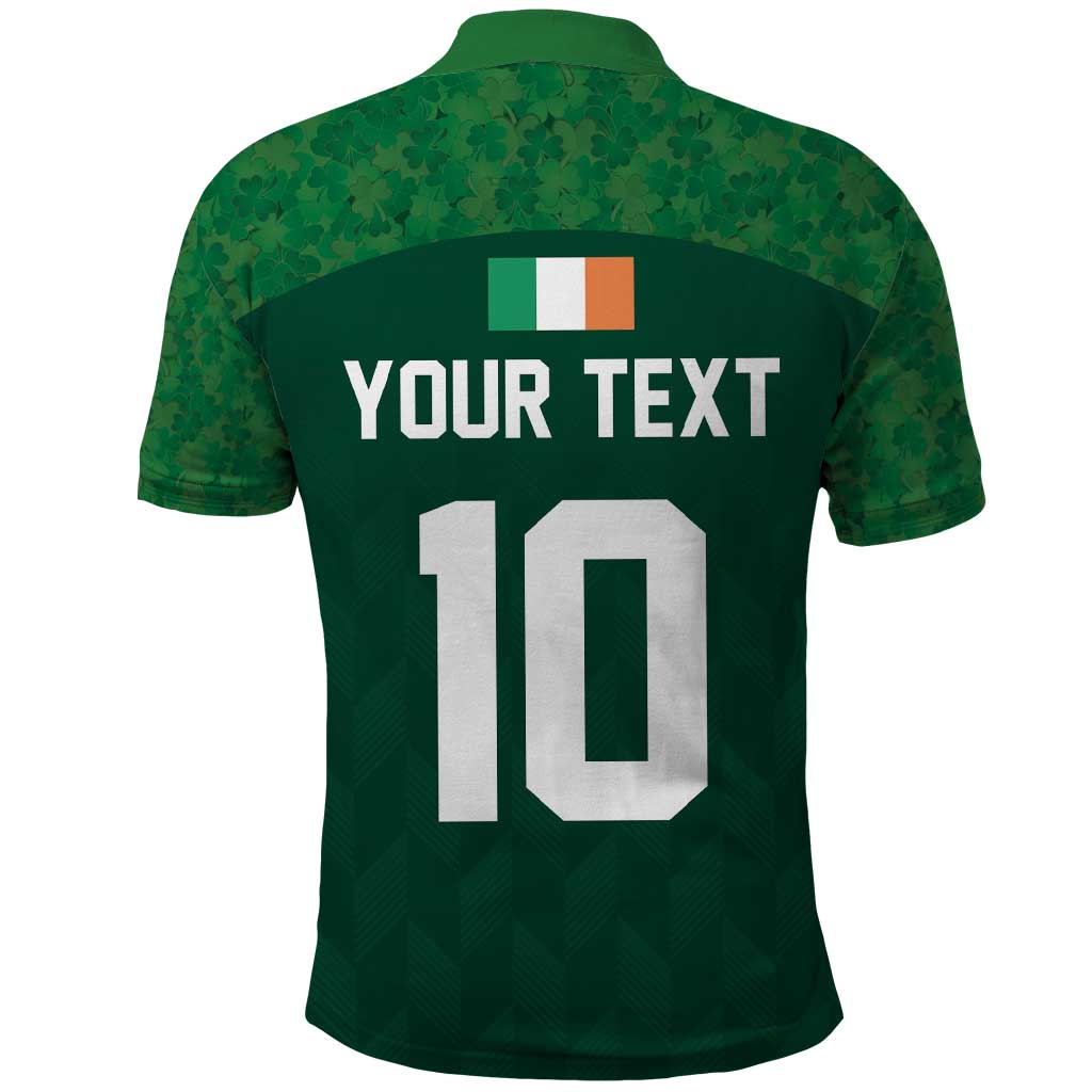 Custom Ireland Rugby Go Shamrocks Polo Shirt LT03