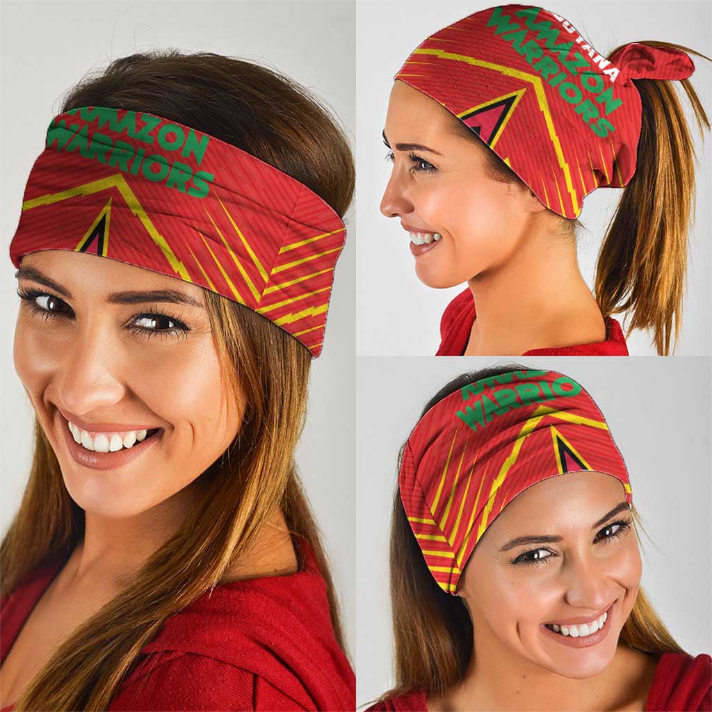 Guyana Cricket Amazon Warriors Neck Gaiter Green Red Gold Glory LT03