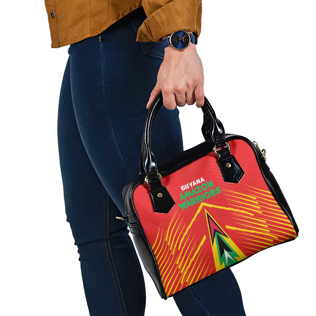 Guyana Cricket Amazon Warriors Shoulder Handbag Green Red Gold Glory LT03