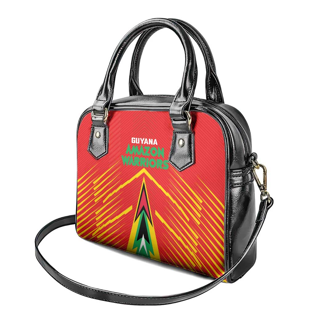 Guyana Cricket Amazon Warriors Shoulder Handbag Green Red Gold Glory LT03