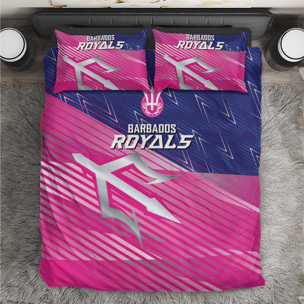 Barbados Cricket Royals Bedding Set Trident Symbol-Sporty Style LT03