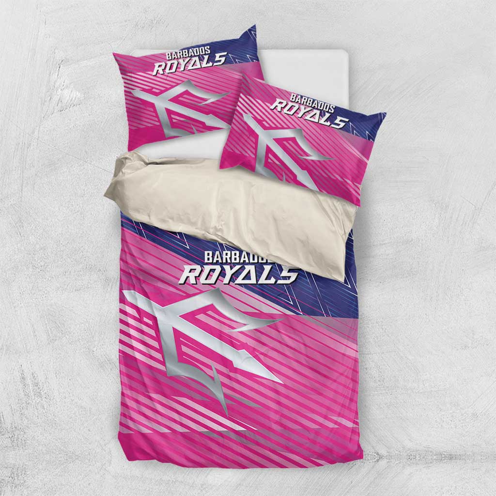 Barbados Cricket Royals Bedding Set Trident Symbol-Sporty Style LT03