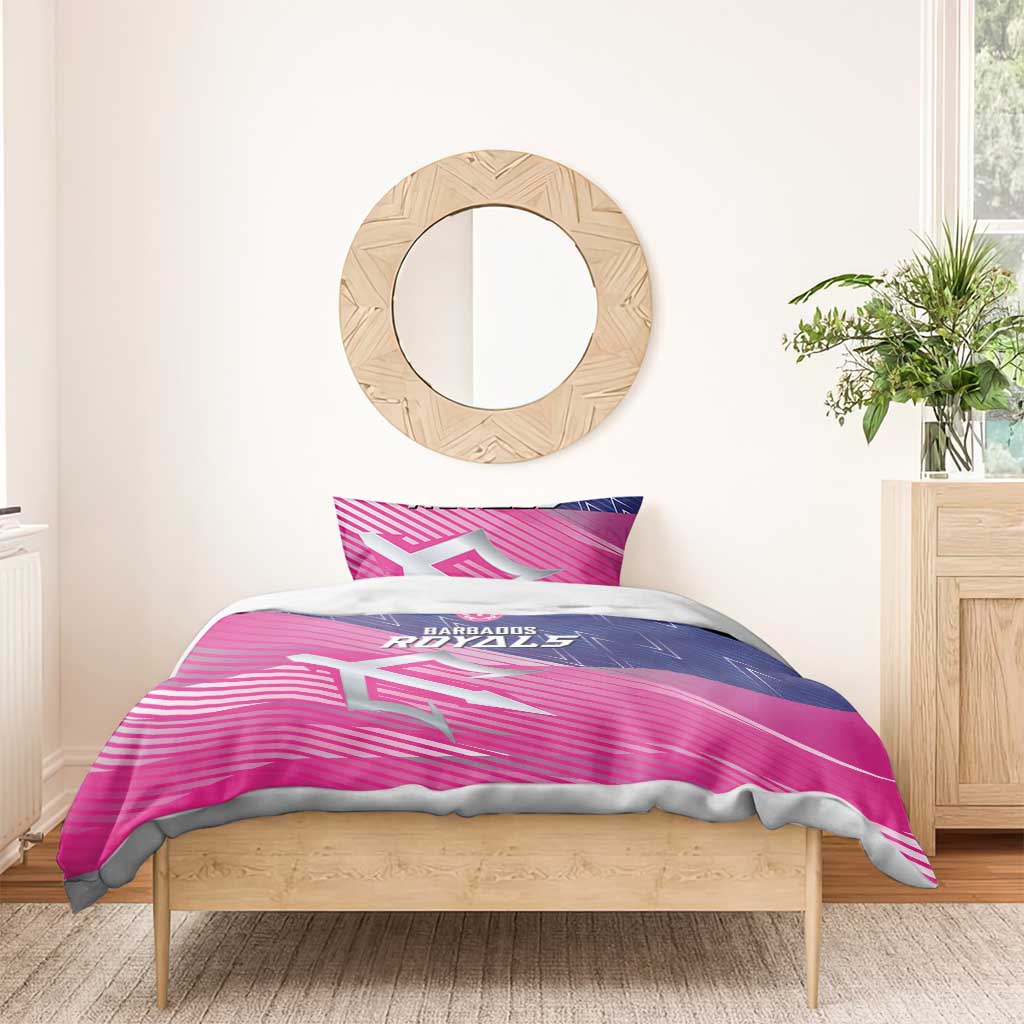 Barbados Cricket Royals Bedding Set Trident Symbol-Sporty Style LT03