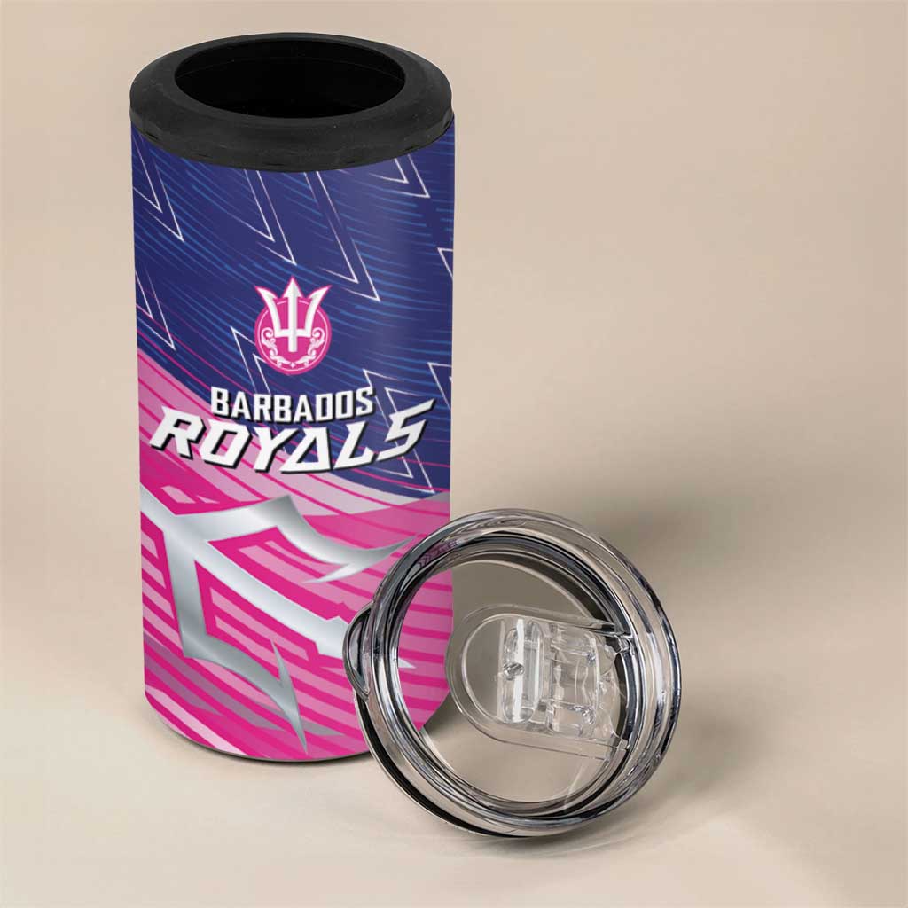 Custom Barbados Cricket Royals 4 in 1 Can Cooler Tumbler Trident Symbol-Sporty Style LT03