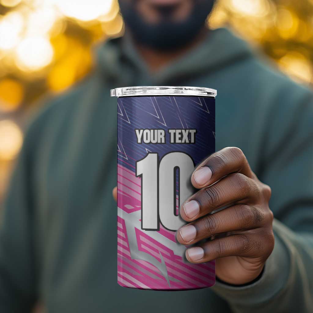 Custom Barbados Cricket Royals 4 in 1 Can Cooler Tumbler Trident Symbol-Sporty Style LT03