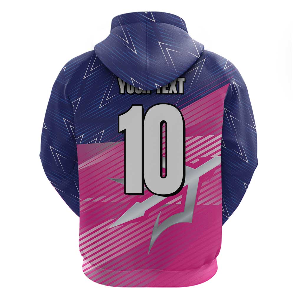 Custom Barbados Cricket Royals Hoodie Sporty Style with Trident Symbol LT03