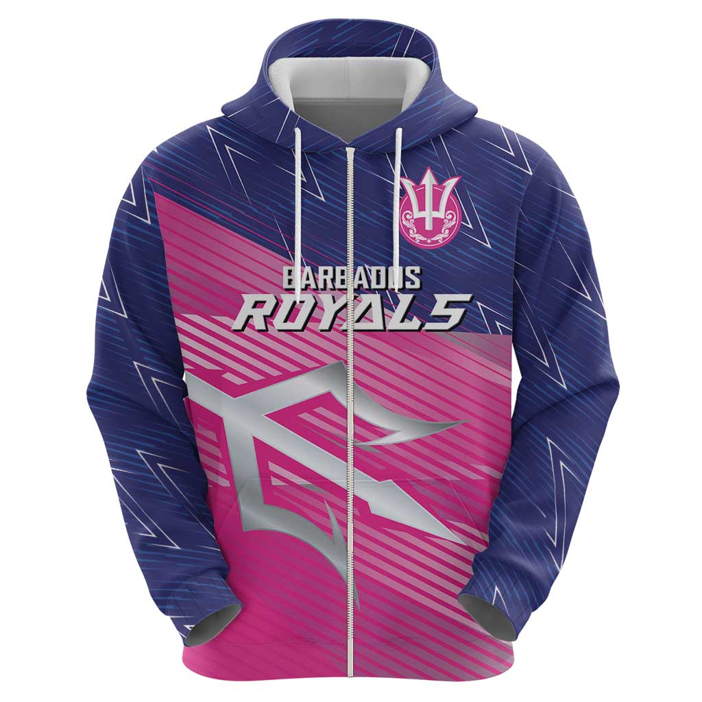 Custom Barbados Cricket Royals Hoodie Sporty Style with Trident Symbol LT03