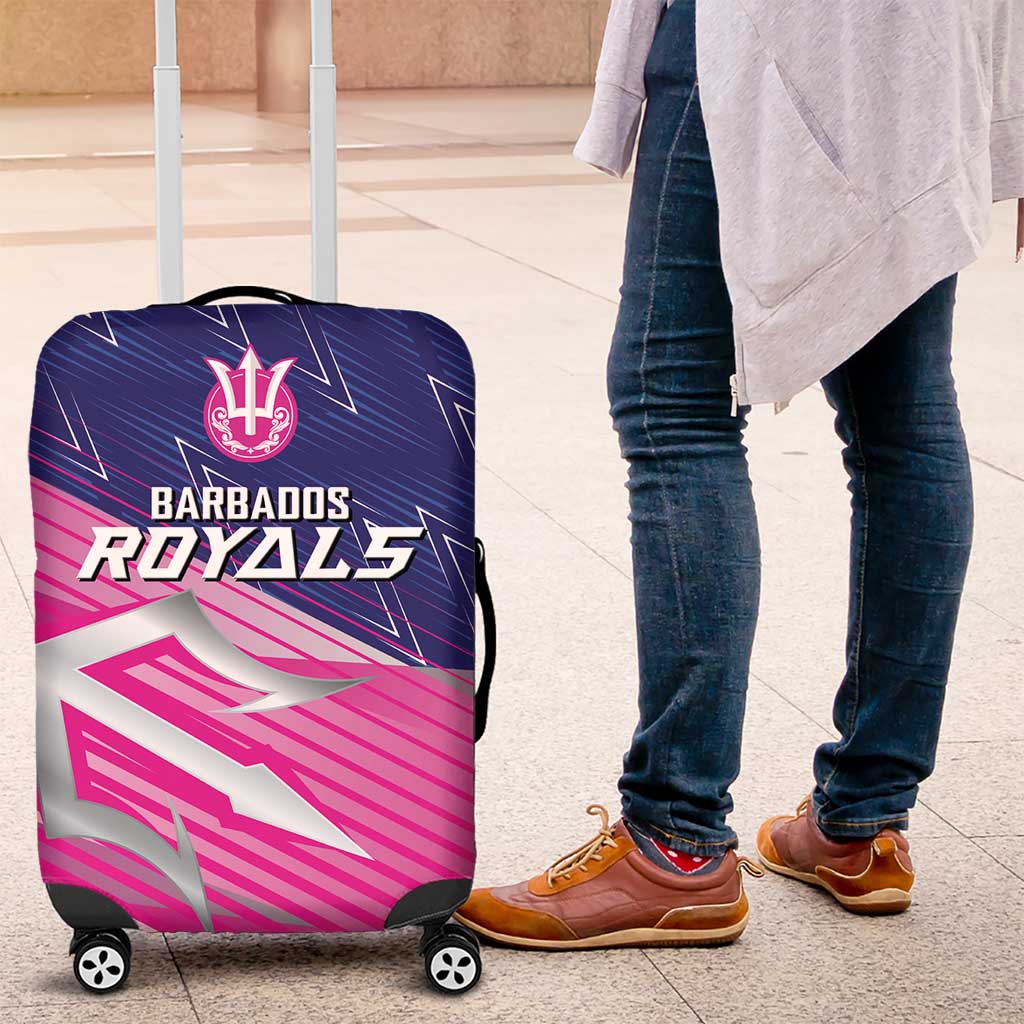 Barbados Cricket Royals Luggage Cover Sporty Style with Trident Symbol LT03