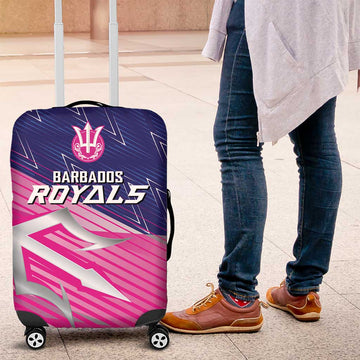 Barbados Cricket Royals Luggage Cover Sporty Style with Trident Symbol LT03
