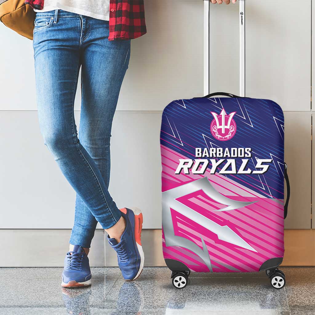 Barbados Cricket Royals Luggage Cover Sporty Style with Trident Symbol LT03