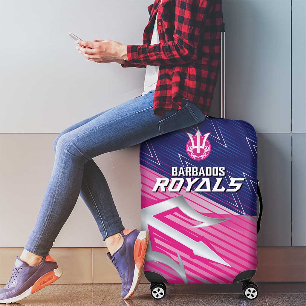 Barbados Cricket Royals Luggage Cover Sporty Style with Trident Symbol LT03