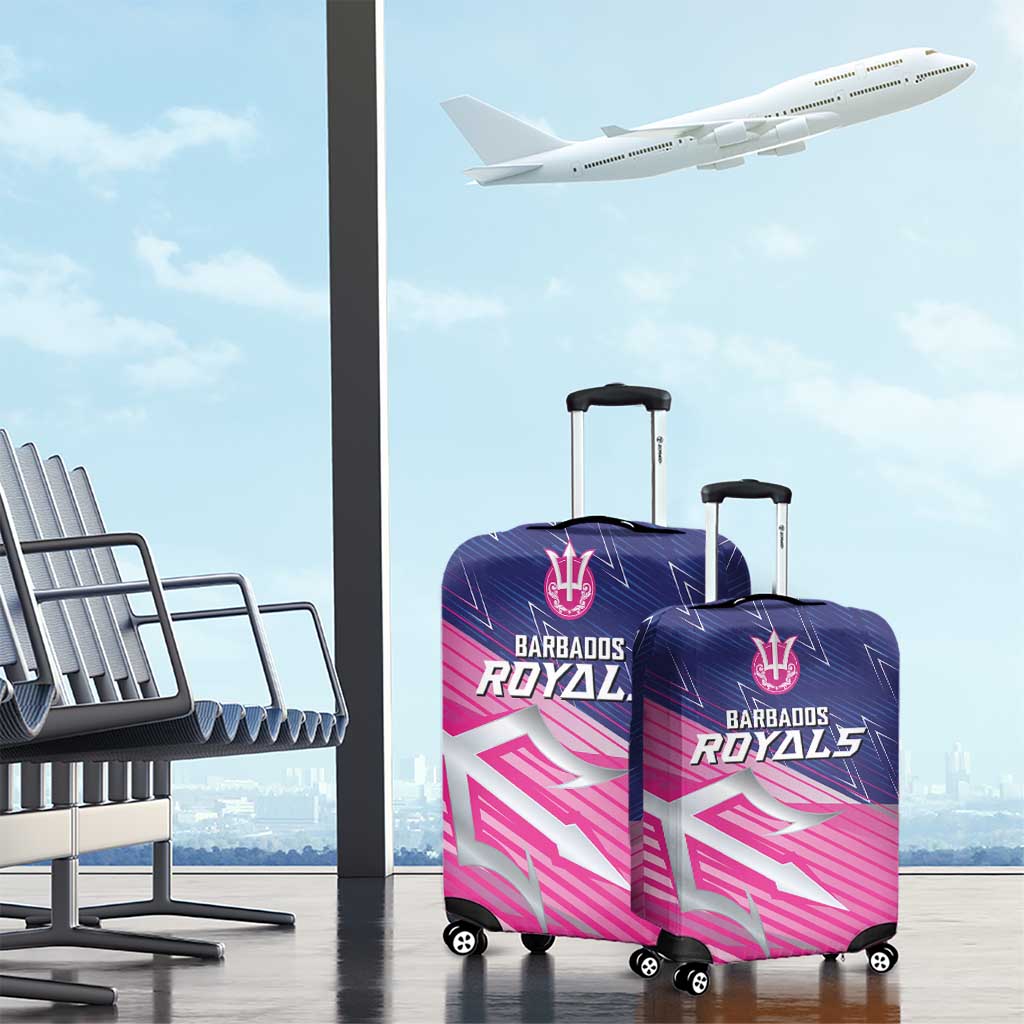Barbados Cricket Royals Luggage Cover Sporty Style with Trident Symbol LT03