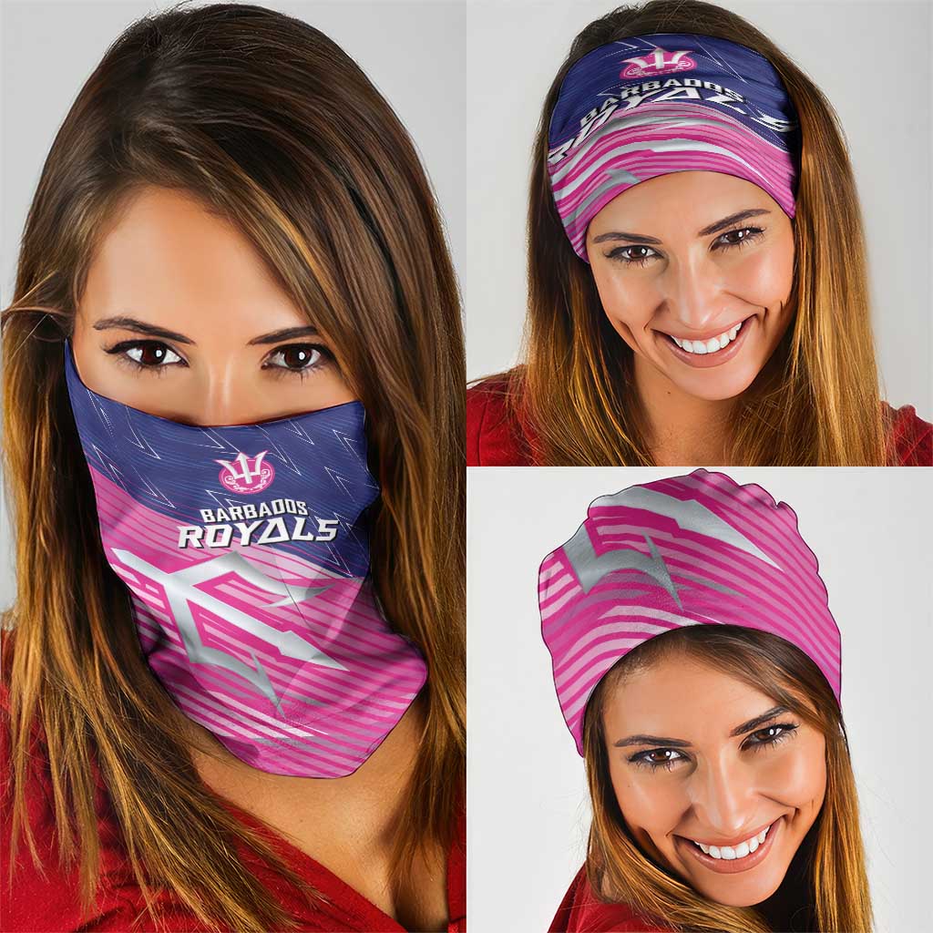 Barbados Cricket Royals Neck Gaiter Sporty Style with Trident Symbol LT03