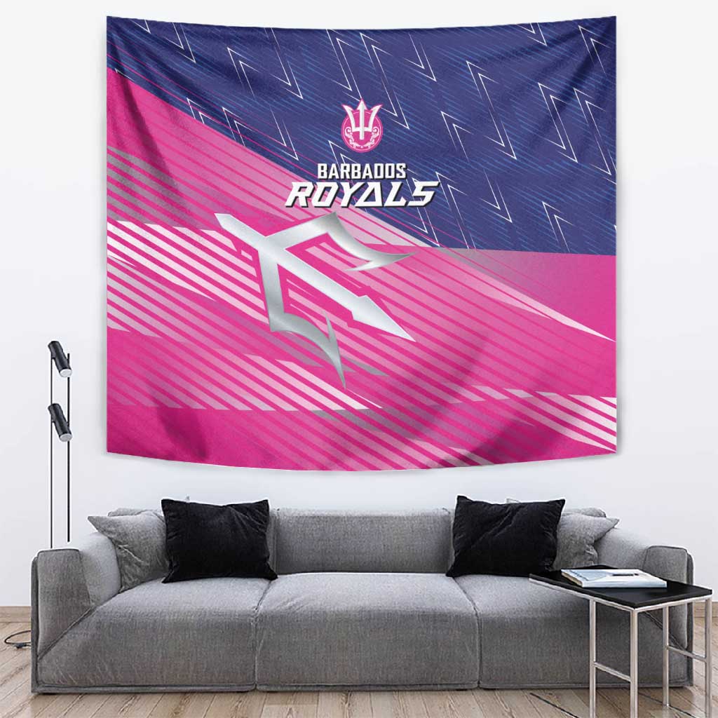 Barbados Cricket Royals Tapestry Trident Symbol-Sporty Style LT03