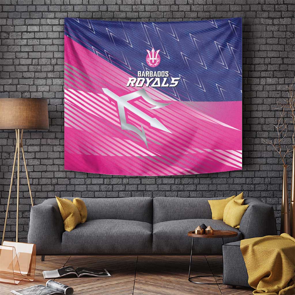 Barbados Cricket Royals Tapestry Trident Symbol-Sporty Style LT03