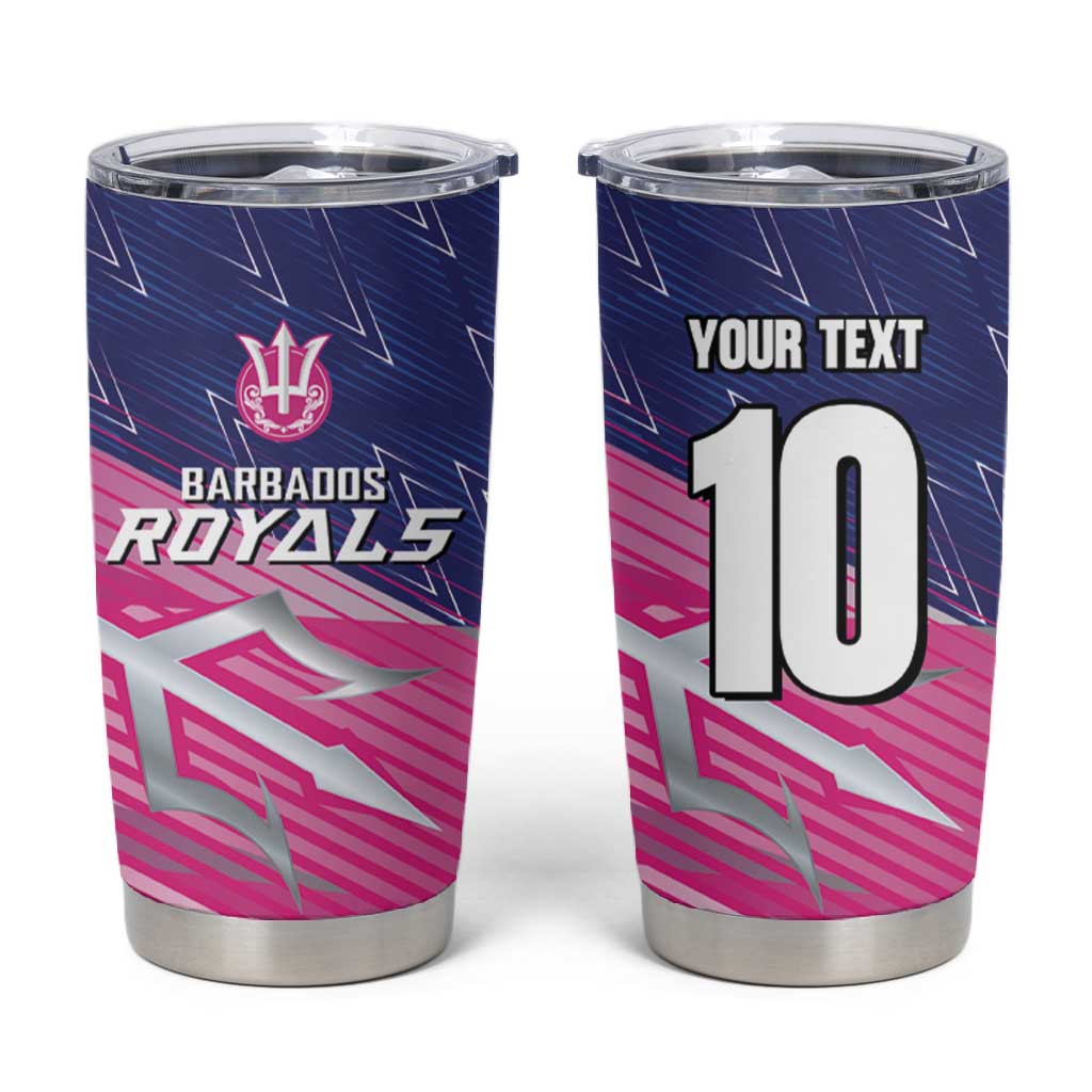 Custom Barbados Cricket Royals Tumbler Cup Trident Symbol-Sporty Style LT03