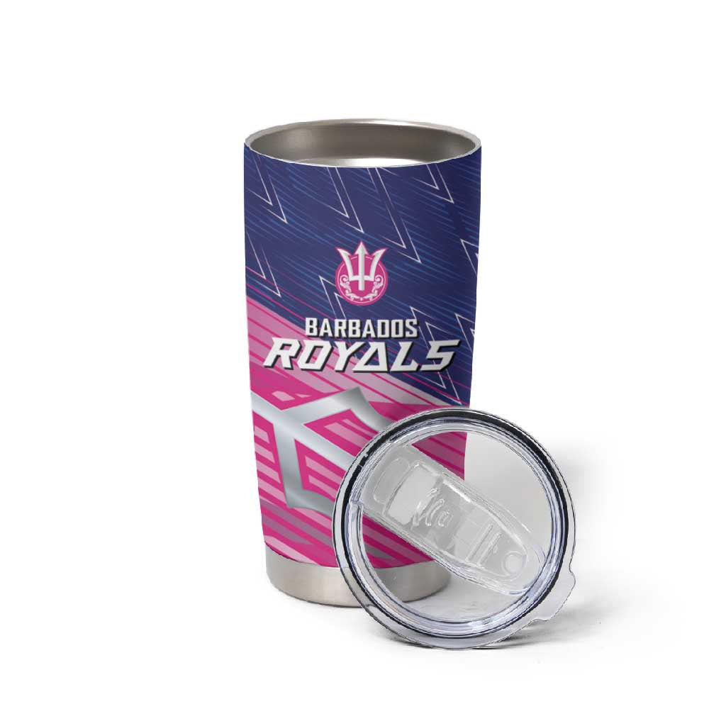 Custom Barbados Cricket Royals Tumbler Cup Trident Symbol-Sporty Style LT03