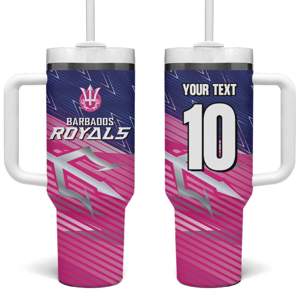Custom Barbados Cricket Royals Tumbler With Handle Trident Symbol-Sporty Style LT03