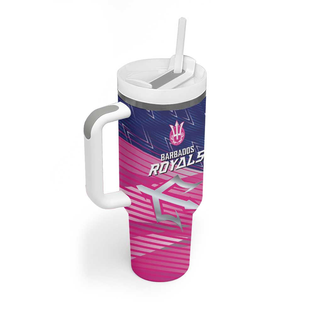 Custom Barbados Cricket Royals Tumbler With Handle Trident Symbol-Sporty Style LT03