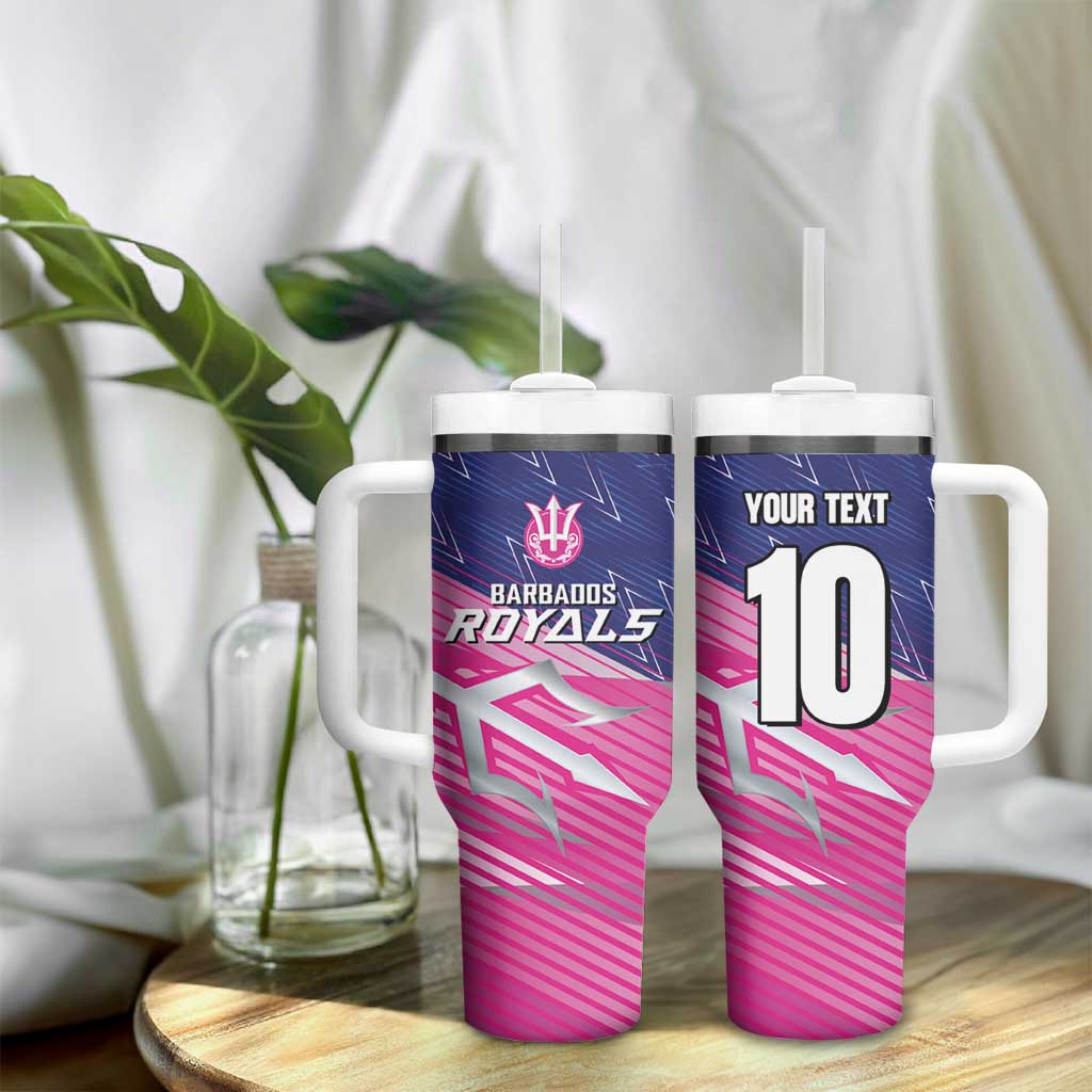 Custom Barbados Cricket Royals Tumbler With Handle Trident Symbol-Sporty Style LT03