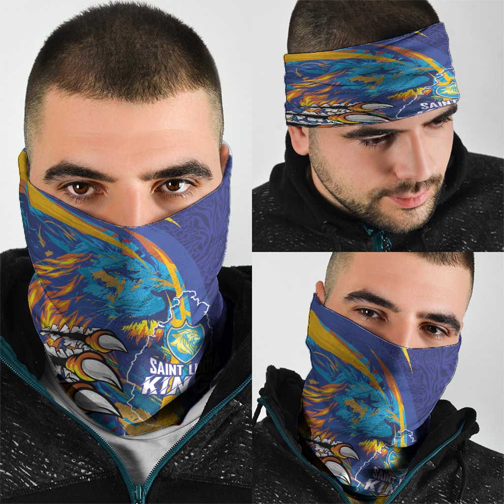 Saint Lucia Cricket Kings Neck Gaiter Power Lions of Caribbean LT03