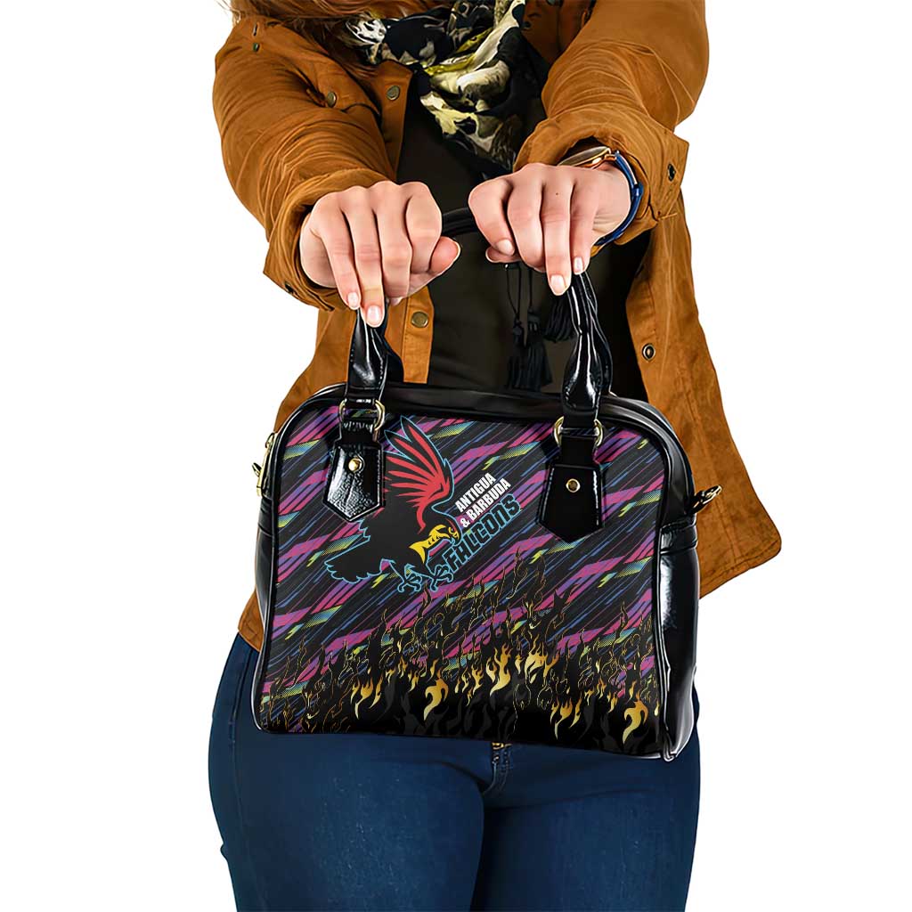 Antigua & Barbuda Cricket Falcons Shoulder Handbag Through The Fire LT03