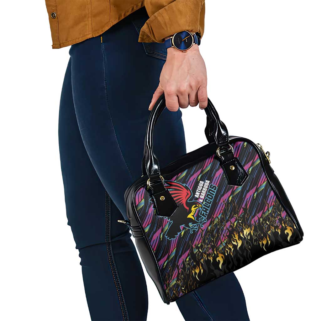 Antigua & Barbuda Cricket Falcons Shoulder Handbag Through The Fire LT03